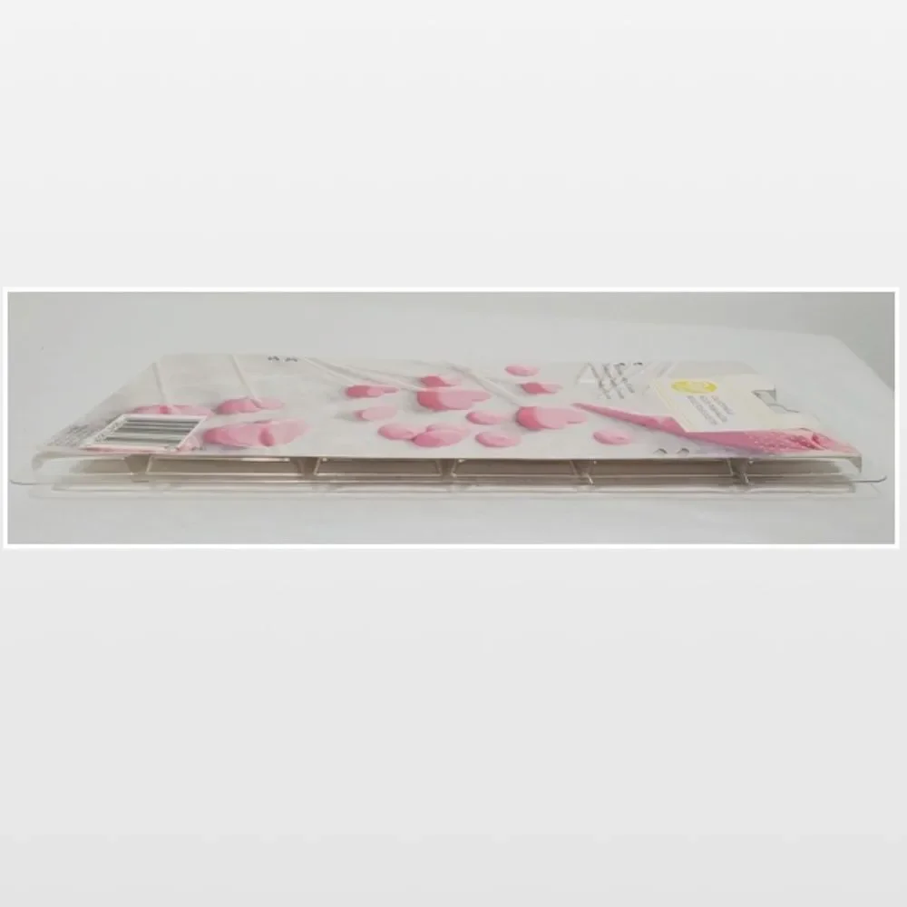 New Wilton Lollipop Molds Suckers Candy Mini Hearts Plastic Baking NWT